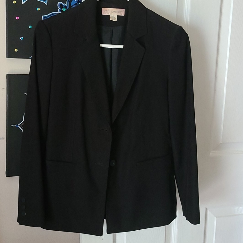 Petite sophisticate woman jacket